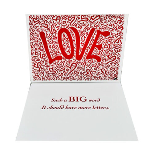 Love Greeting Card 5″ x 7″Original Artwork by Robin Babitt