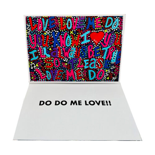 Love-Love-Me-Do Greeting Card 5″ x 7″Original Artwork by Robin Babitt