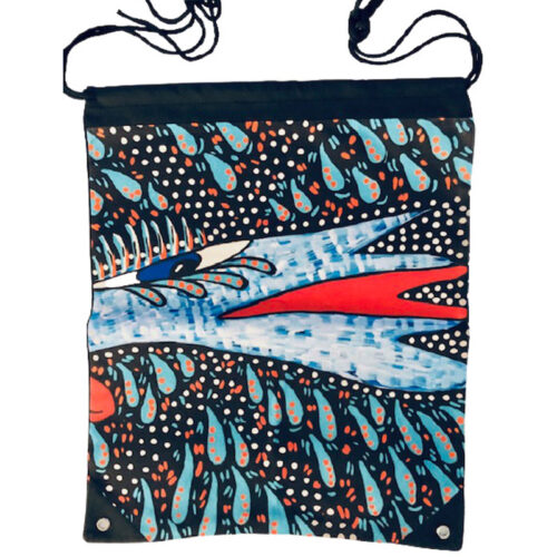Betty Drawstring Backpack - Original Artwork by Robin Babitt