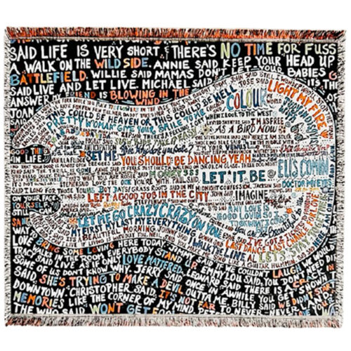 MEMORIES - Woven Throw Blanket - - Original Artwork by Robin Babitt