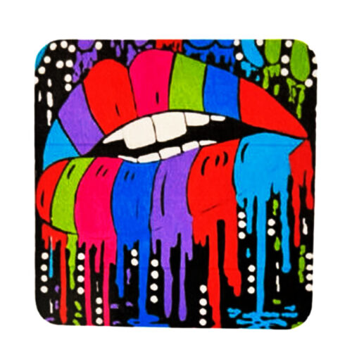 My Mouth custom designed drink coasters - Original Artwork by Robin Babitt