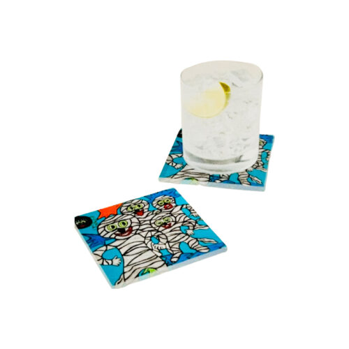 Mums the Word Glass Coasters