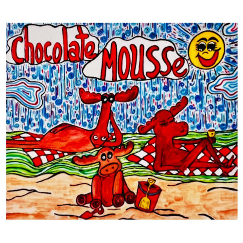 CHOCOLATE MOUSSE - Fleece Blanket - Original Artwork by Robin Babitt